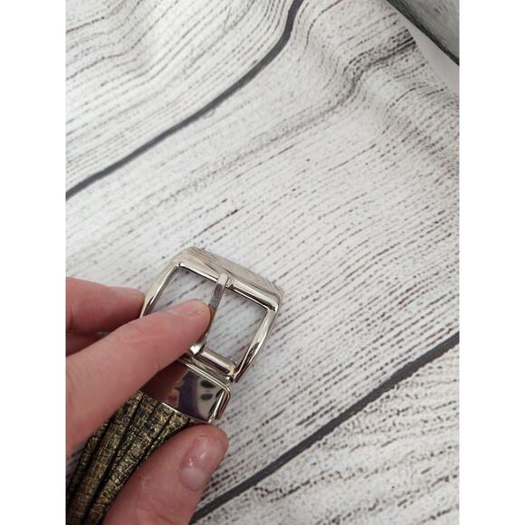 s-l400.jpg Gutos Germany Vintage 70\'s Belt Gems Decorative Leather Size Small See Photos